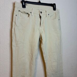 Polo Ralph Lauren Tompkins Skinny Jeans Women 29 Cream Off White Low Rise Denim